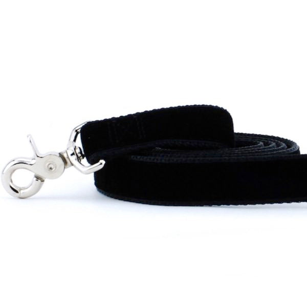 Black Velvet Dog Leash