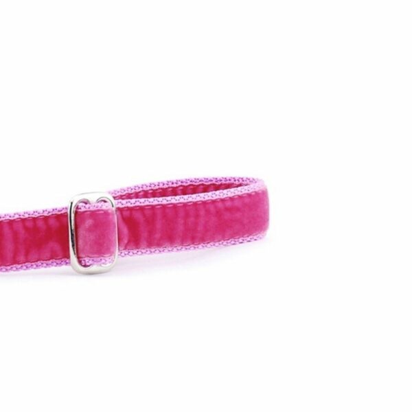 Rose Pink Velvet Dog Leash