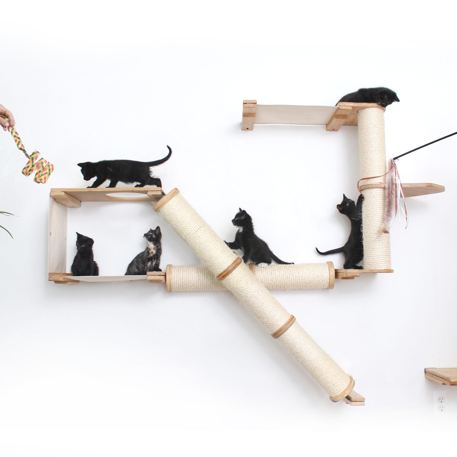 The Crossroads Wall Cat Scratcher - Cat Tree Condo - by Catastrophic Creations