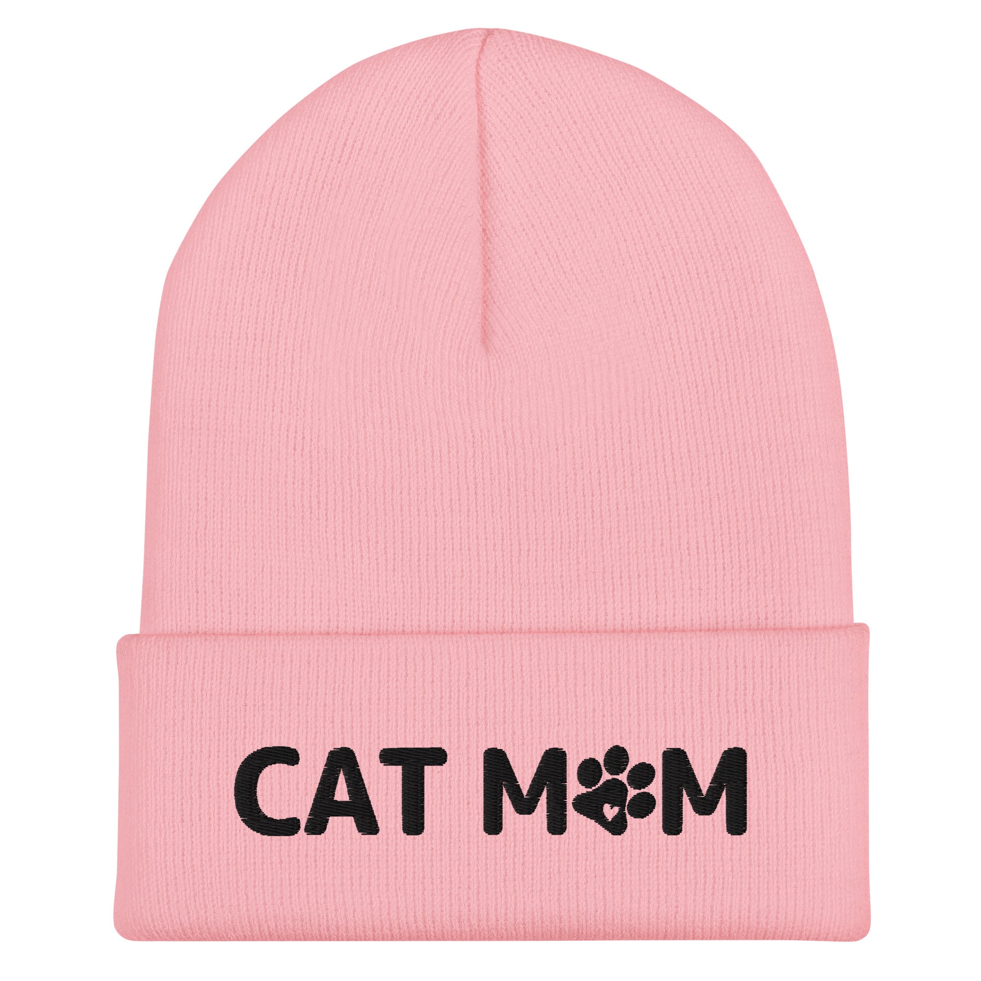 Cat Mom Winter Beanie