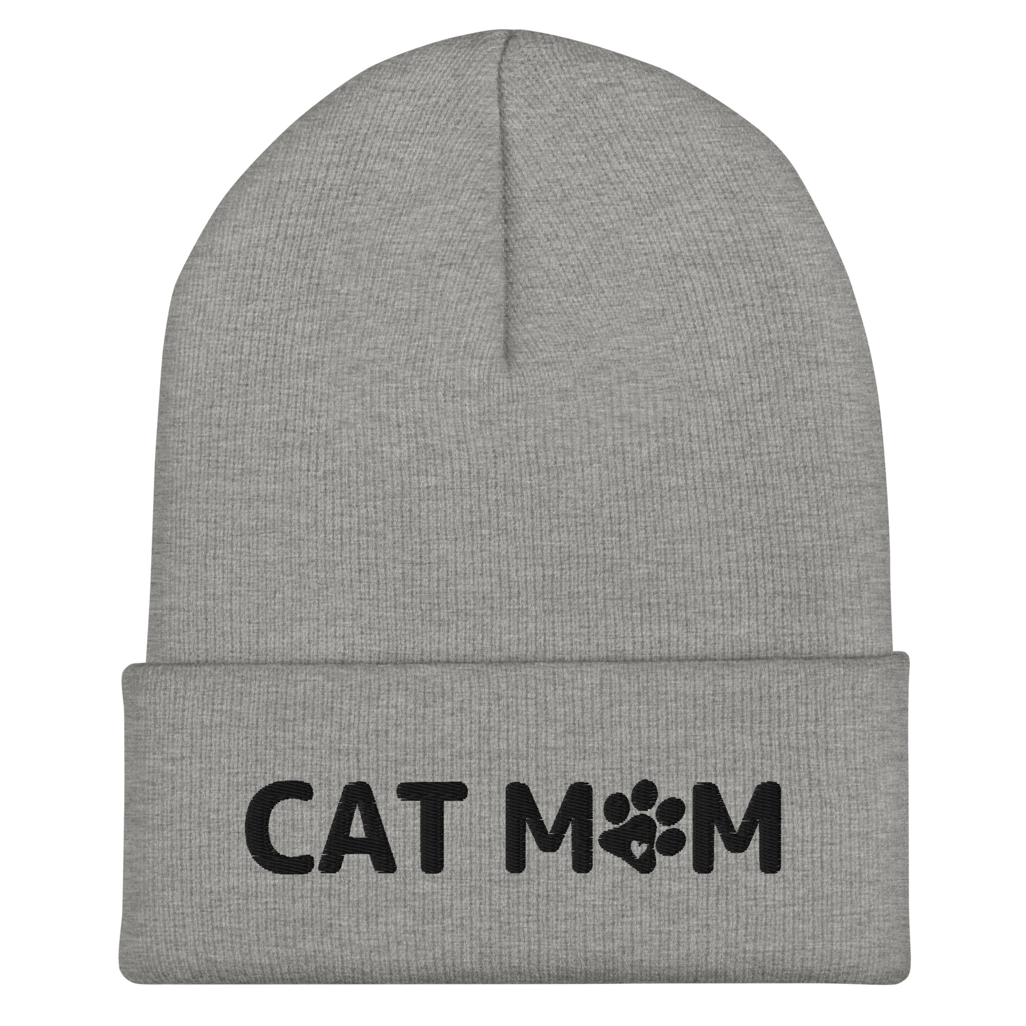 Cat Mom Winter Beanie