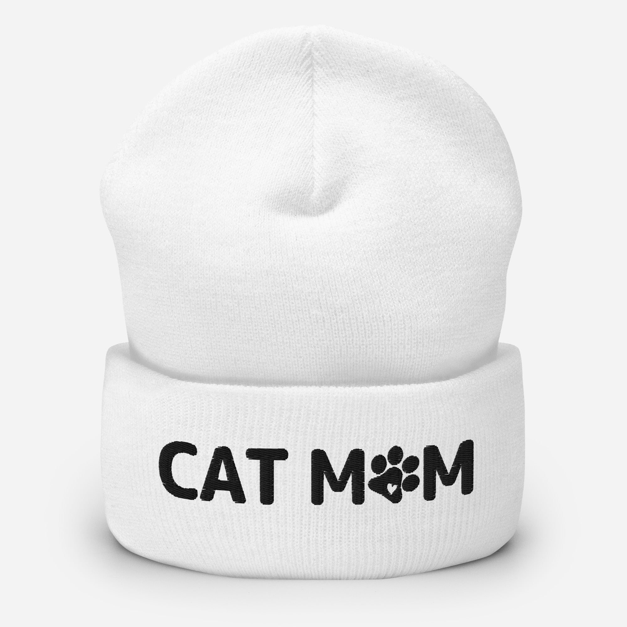 Cat Mom Winter Beanie