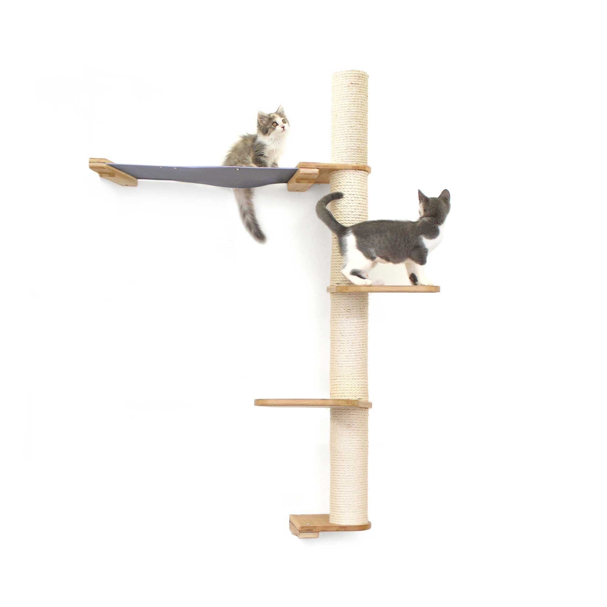 The Crow's Nest: High, Tall Cat Tree/Hammock - by Catastrophic Creations