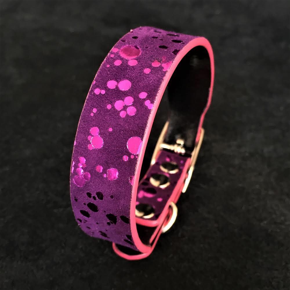 The "Viola Drops" puppy collar