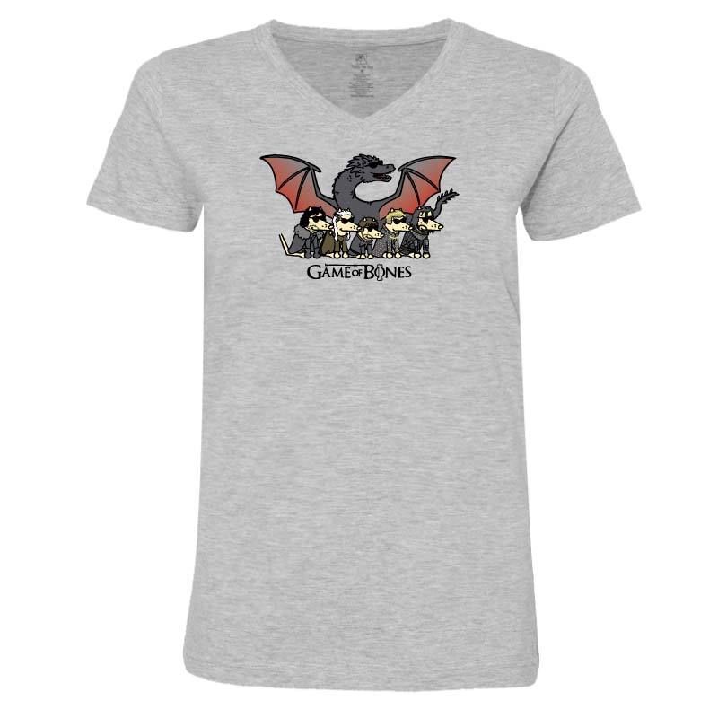 Game of Bones Final Season - Ladies T-Shirt V-Neck