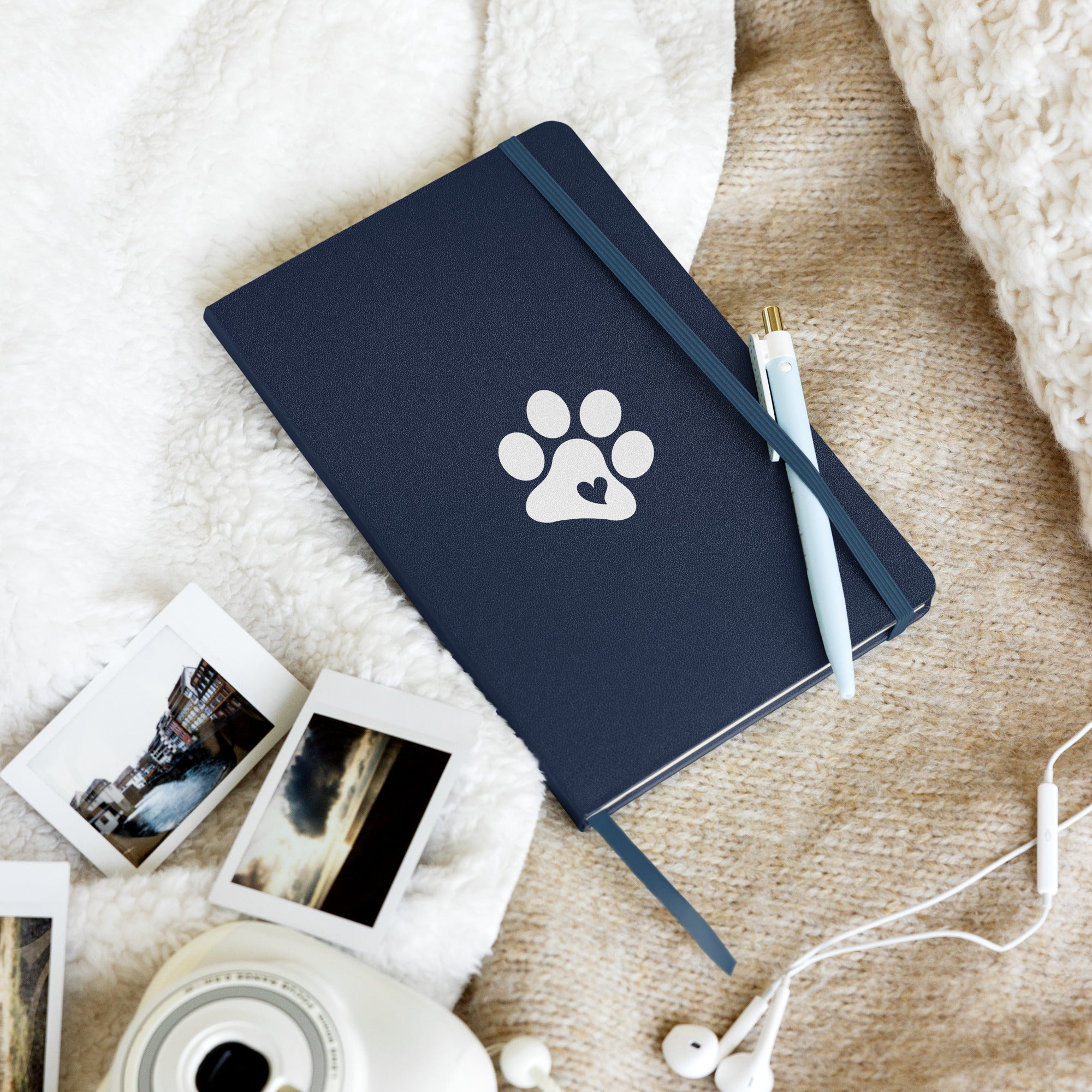 Paw Full of Love Hardcover Bound Notebook