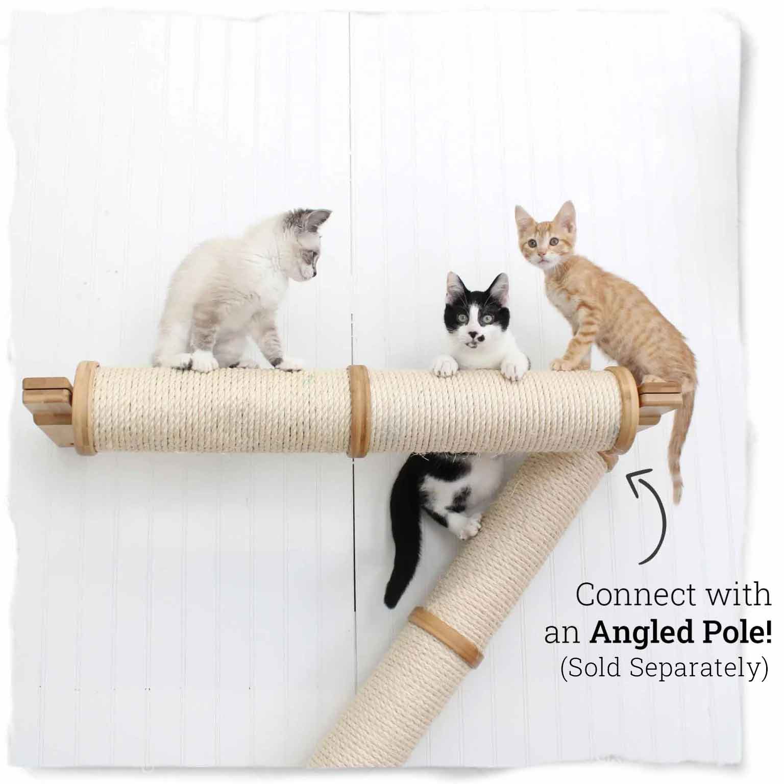 Horizontal Scratching Post (Cat Wall Scratcher) - by Catastrophic Creations