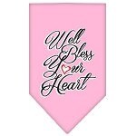 Pet and Dog Bandana Screen Printed, "Well Bless Your Heart"