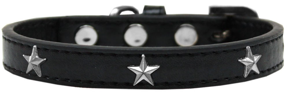 Dog, Puppy & Pet Widget Fashion Collar, "Silver Star"