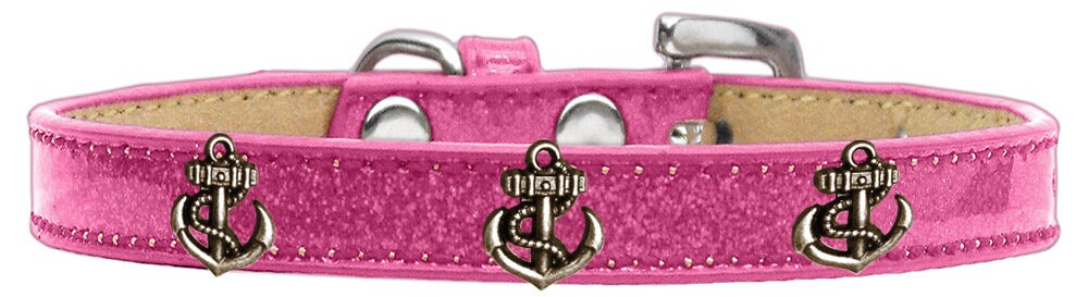 Dog, Puppy & Pet Widget Ice Cream Collar, "Bronze Anchor"