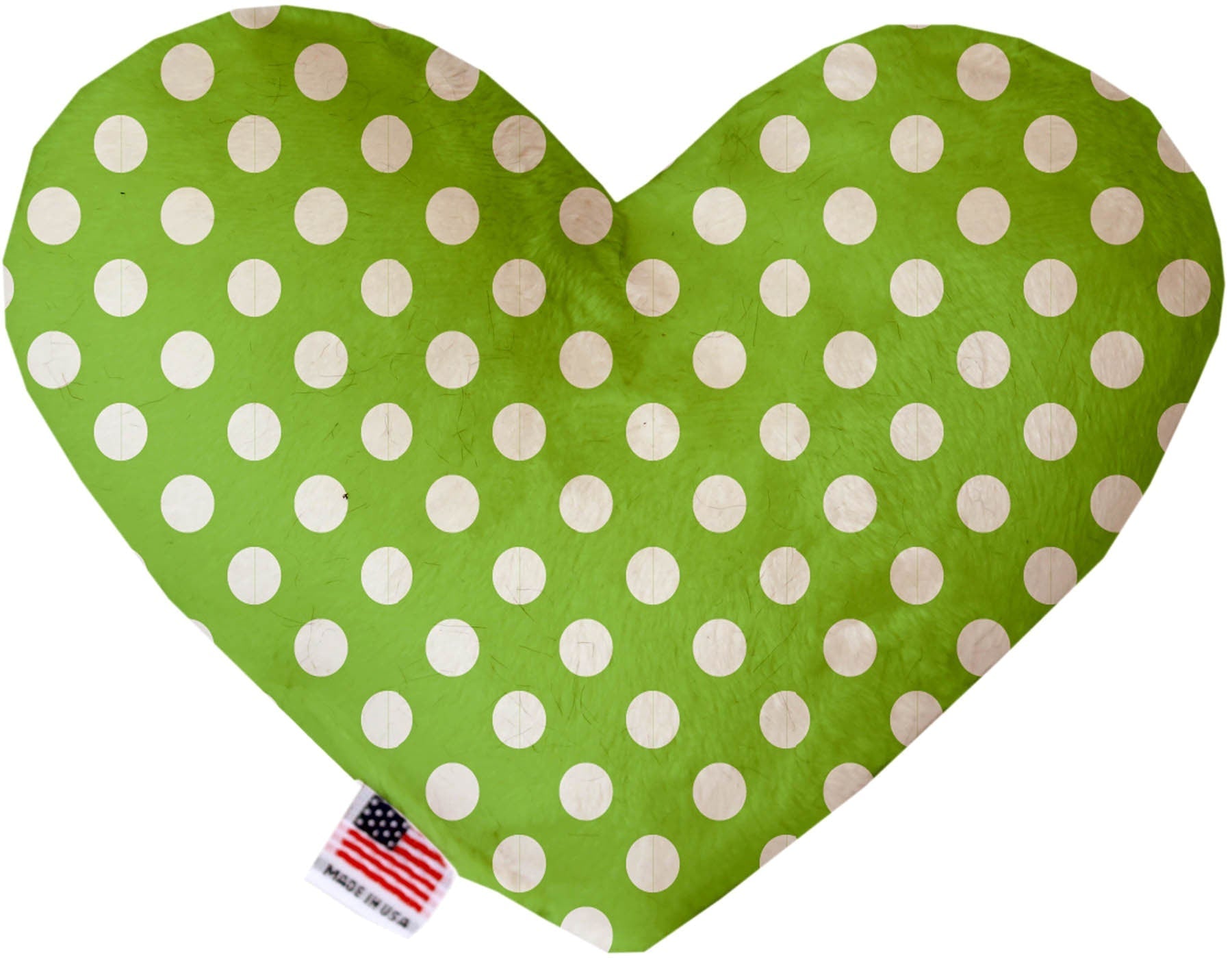 Pet and Dog Plush Heart or Bone Toy, "Swiss Dots Group" (Available in different sizes, and 10 different pattern options!)