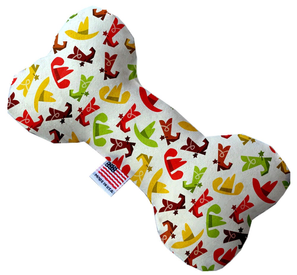 Pet and Dog Plush Heart or Bone Toy, "Fiesta Group" (Available in different sizes, and 5 different pattern options!)