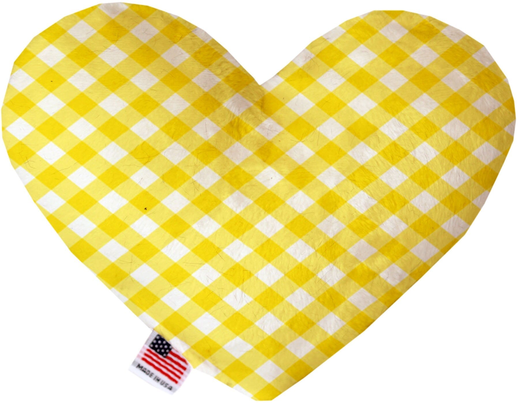 Pet & Dog Plush Heart or Bone Toy, "Plaids Group" (Available in different sizes, and 7 different pattern options!)