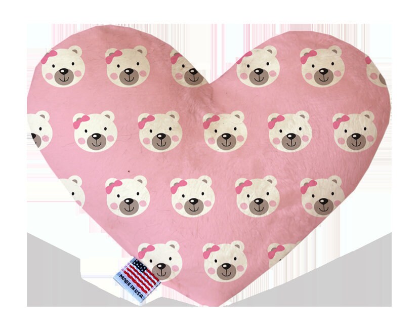 Pet and Dog Plush Heart or Bone Toy, "Valentine's Day Friends Group" (Available in different size, and 7 different patterns!)