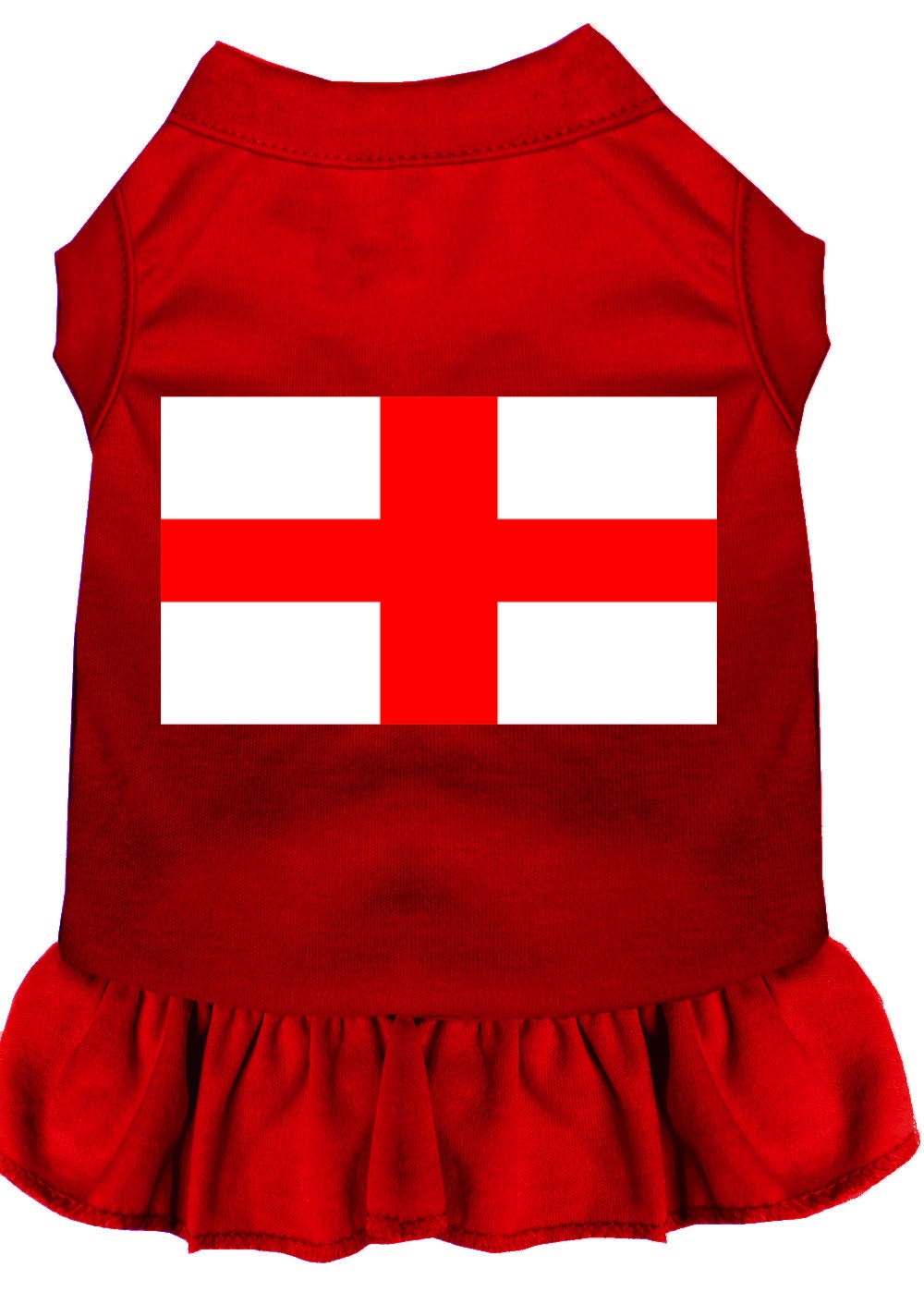 Dog Dress, Pet Dog & Cat Dress Screen Printed, "St. George's Cross"