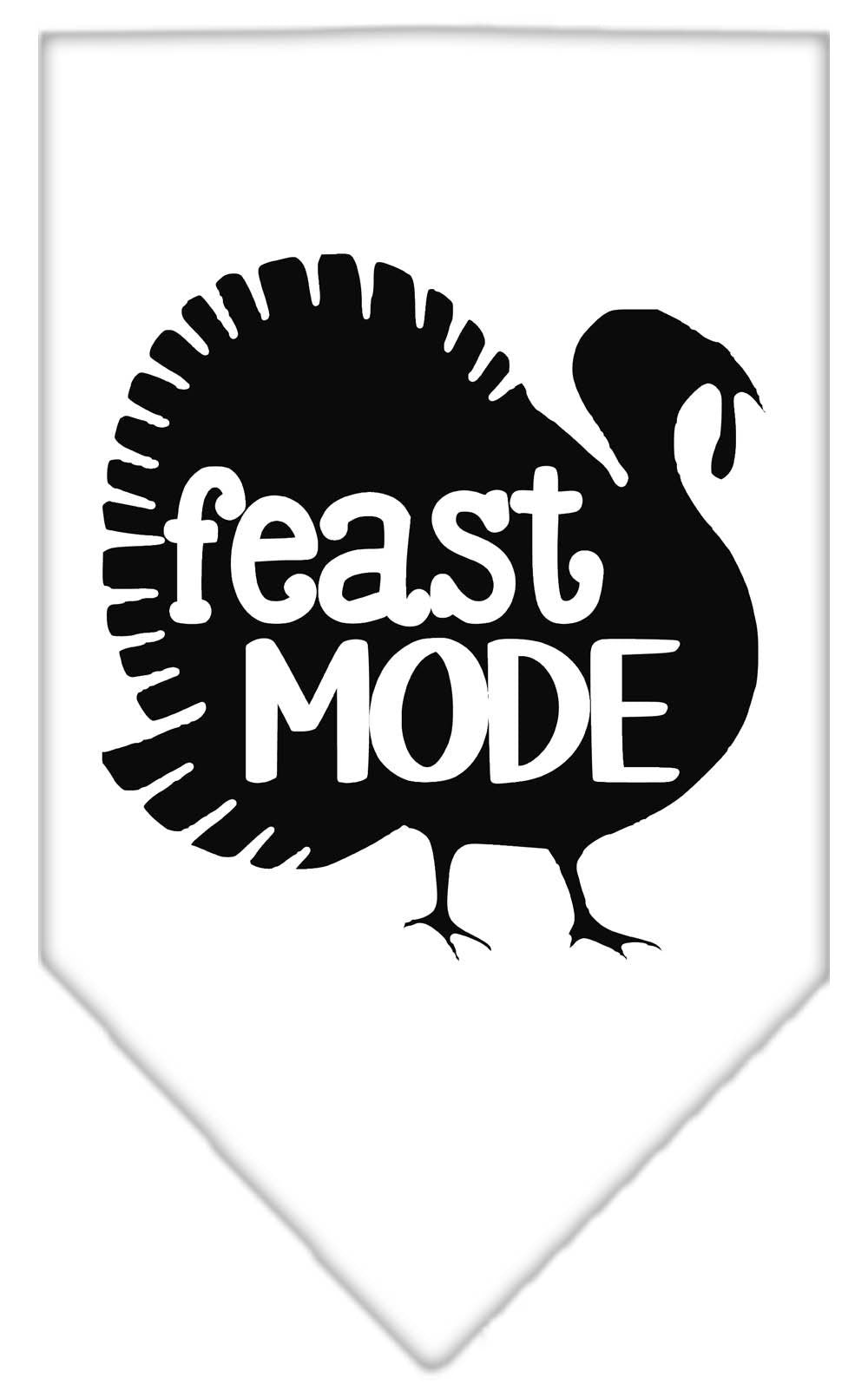 Pet and Dog Bandana Screen Printed, "Feast Mode"