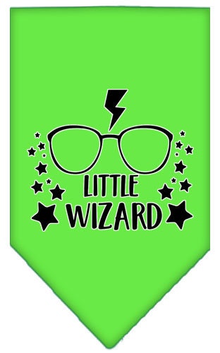 Pet and Dog Bandana Screen Printed, "Little Wizard"