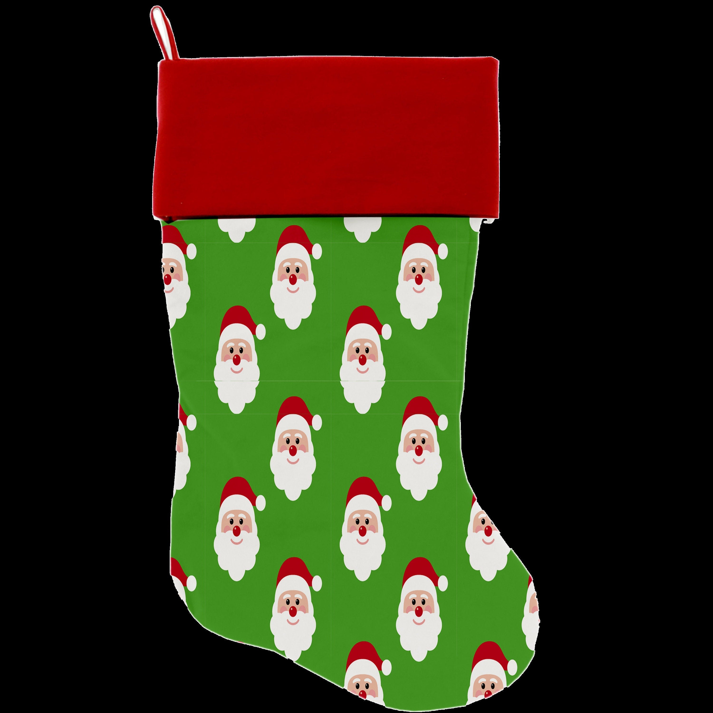 Christmas Velvet Stocking, "Santa Group" **Choose from 7 different patterns!**