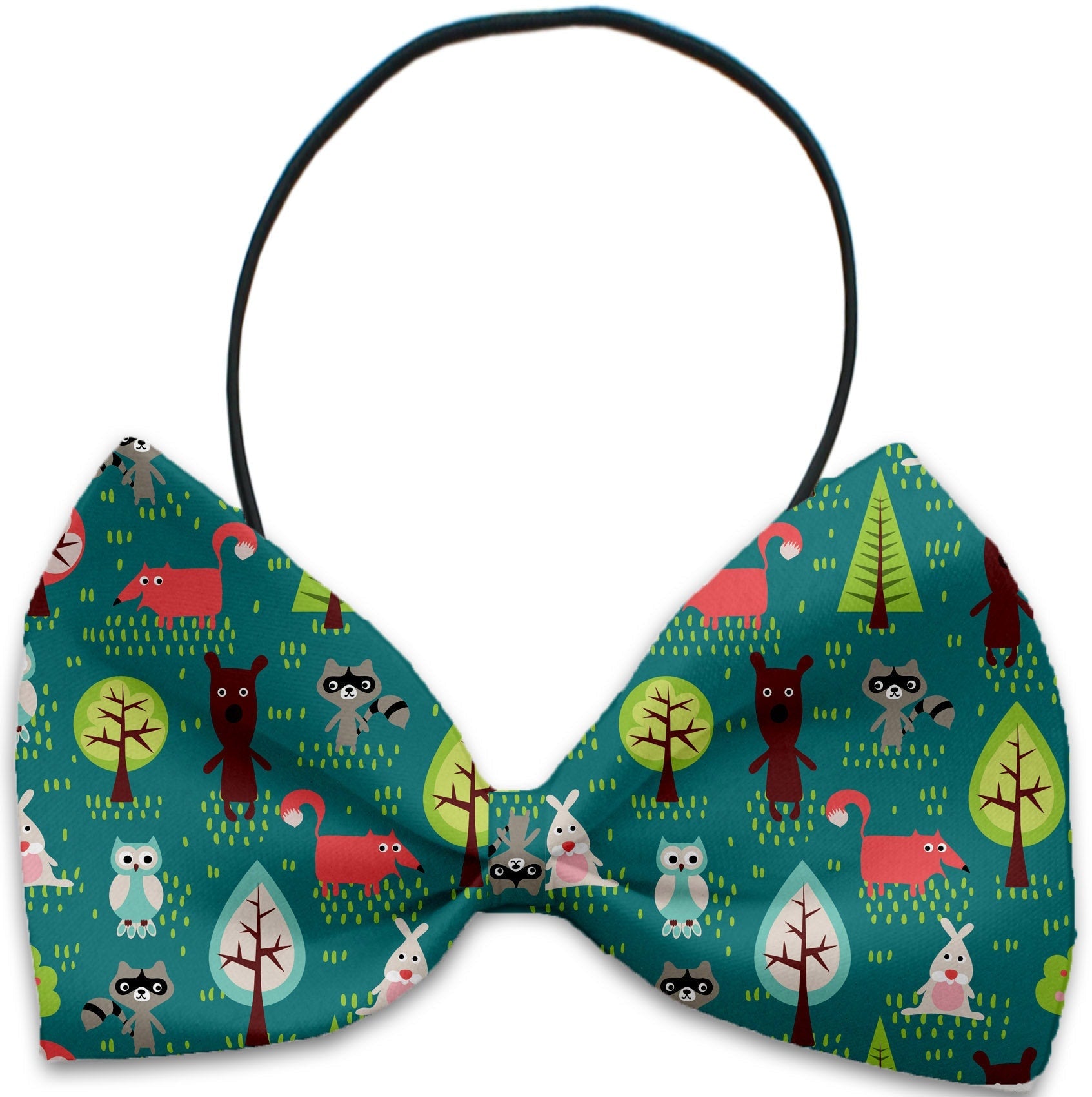 Pet, Dog and Cat Bow Ties, "Forest Friends Group" *Available in 8 different pattern options!*