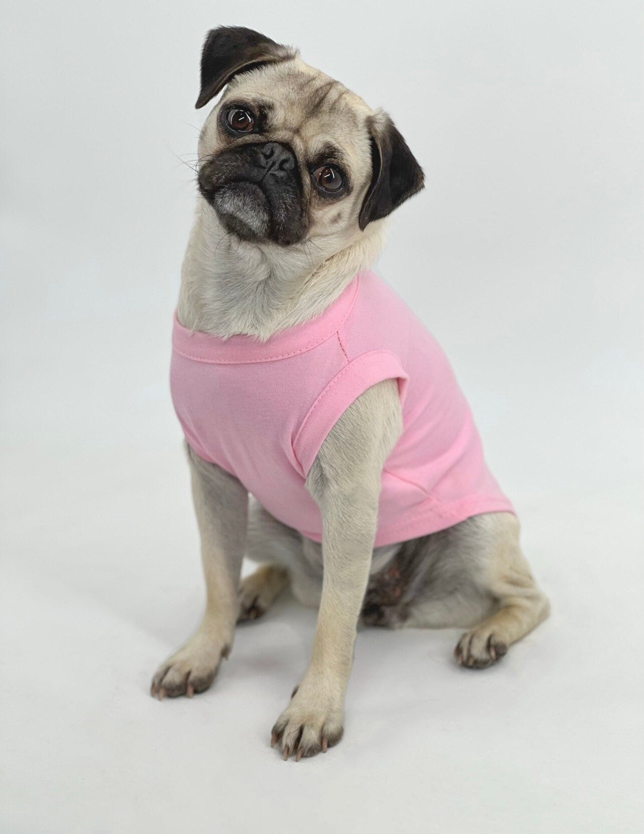 Blank, Plain Dog Shirt for Pets 20-115 Pounds