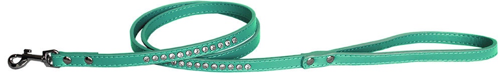 Pet, Dog or Cat Fashion Leash,"Clear Jewel" (Available in 7 colors)