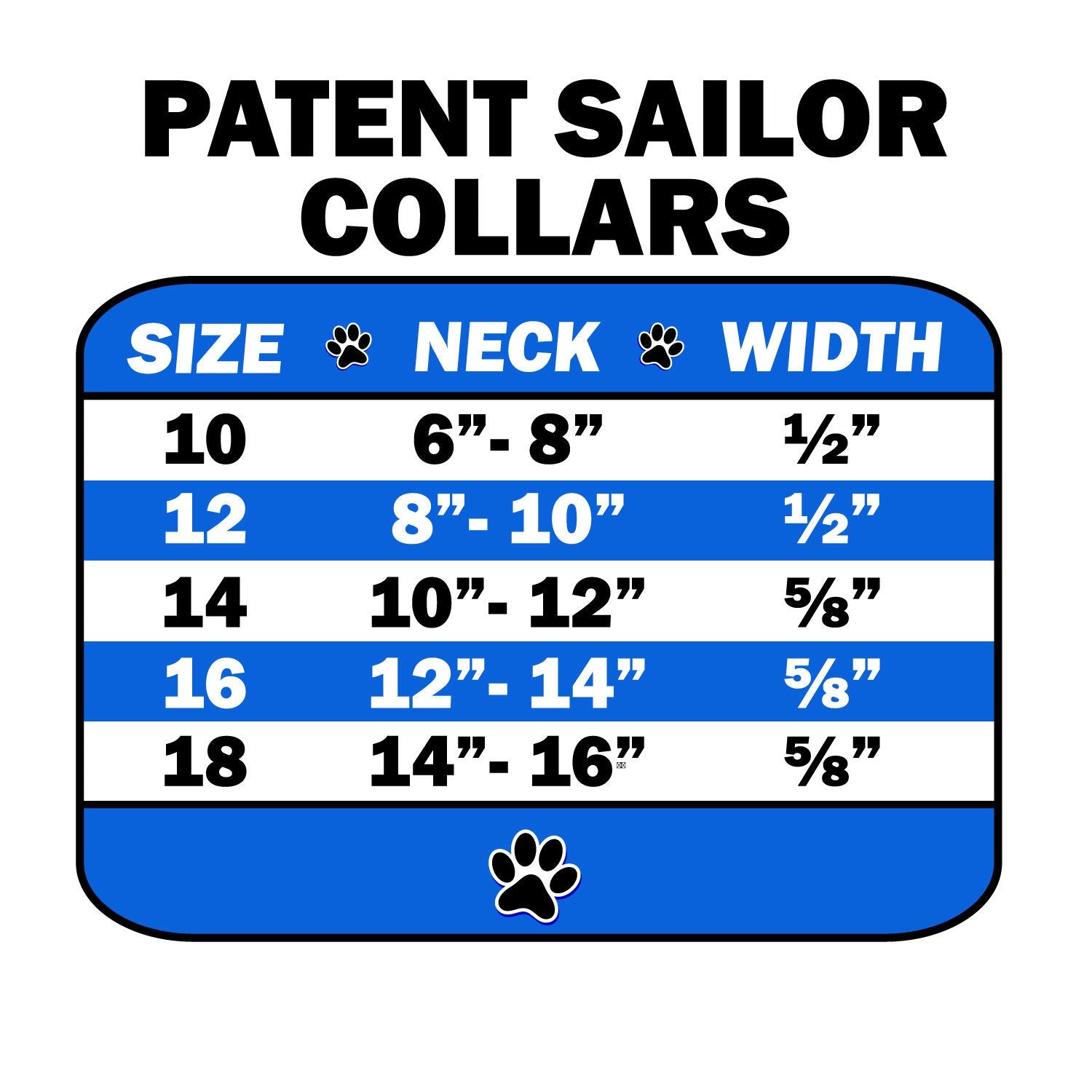 Dog, Puppy & Pet Collar, "Sailor"