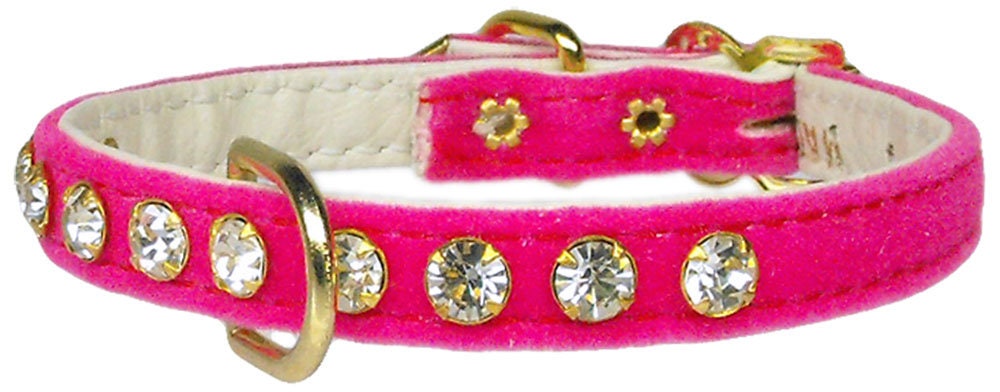 Dog, Puppy & Pet Collar, "#16 Crystal Velvet"