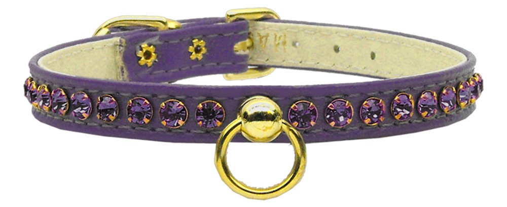 Dog, Puppy & Pet Collar, "Petite Rhinestone"