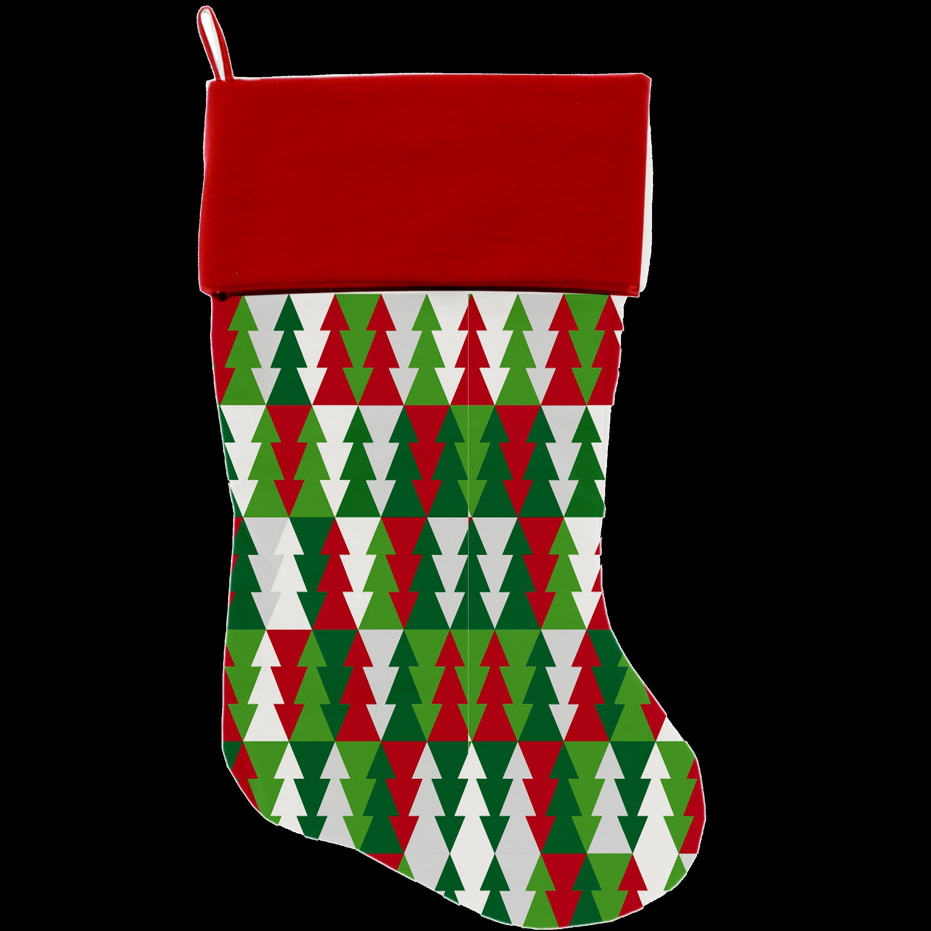 Christmas Velvet Stocking, "Santa Group" **Choose from 7 different patterns!**