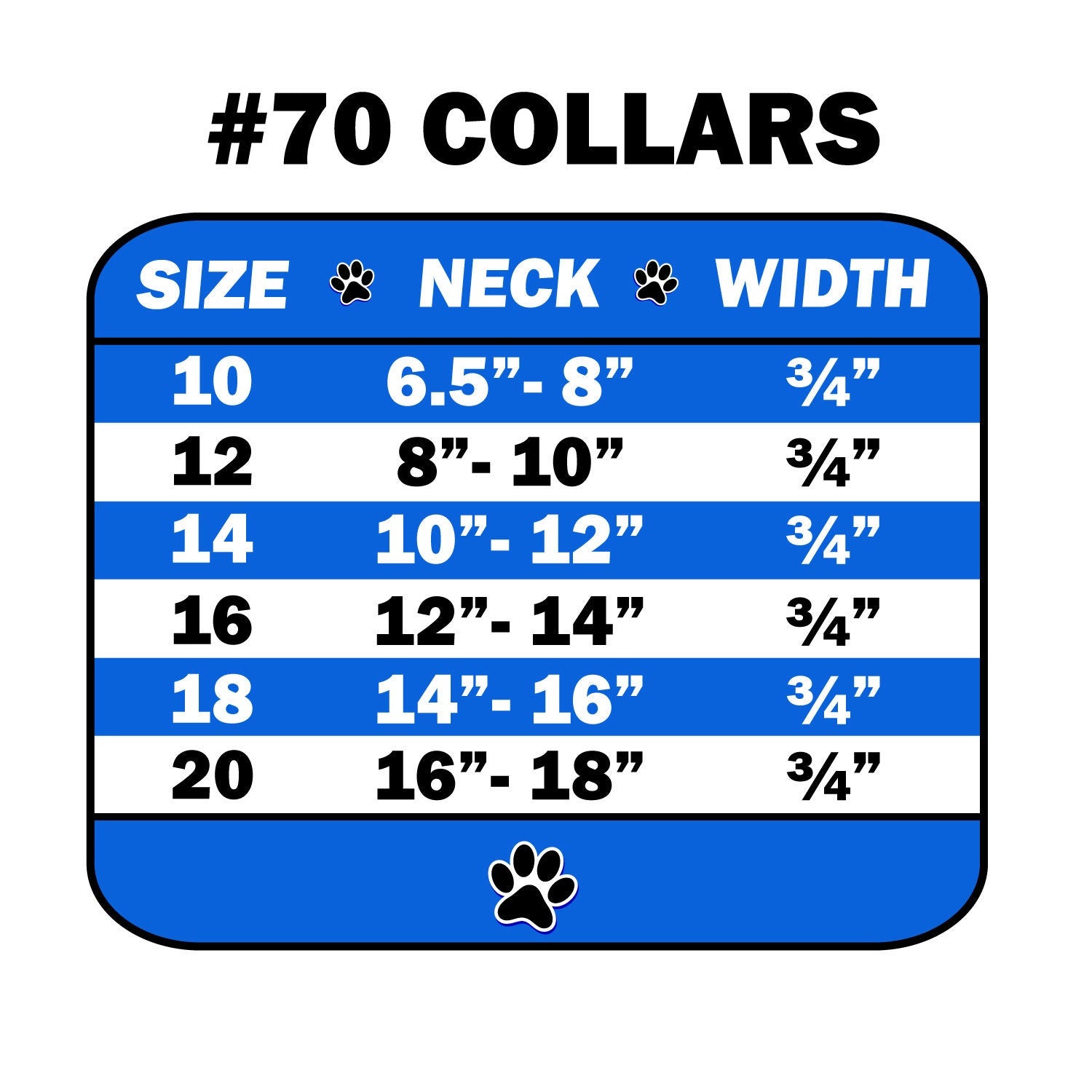 Dog, Puppy & Pet Collar, "Animal Print #70"