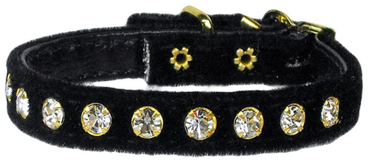 Dog, Puppy & Pet Collar, "#10 Crystal Velvet"