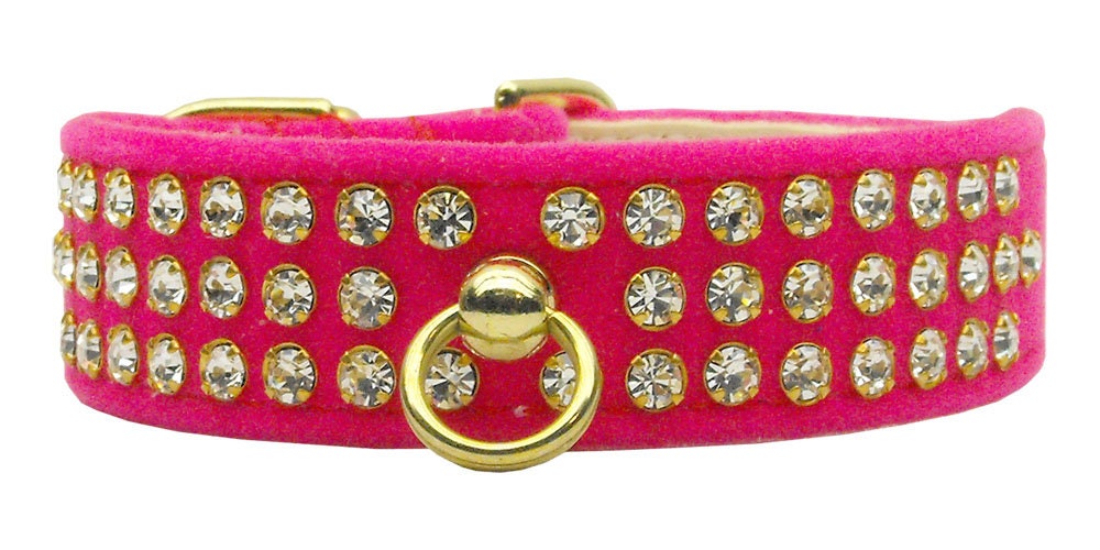 Dog, Puppy and Pet Collar, "#73 Crystal Velvet"