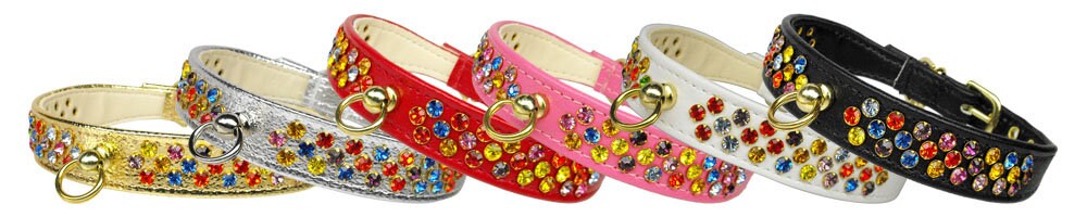 Dog, Puppy & Pet Collar, "Confetti"