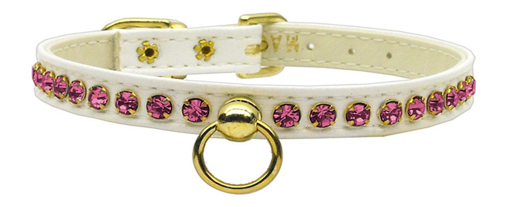 Dog, Puppy & Pet Collar, "Petite Rhinestone"