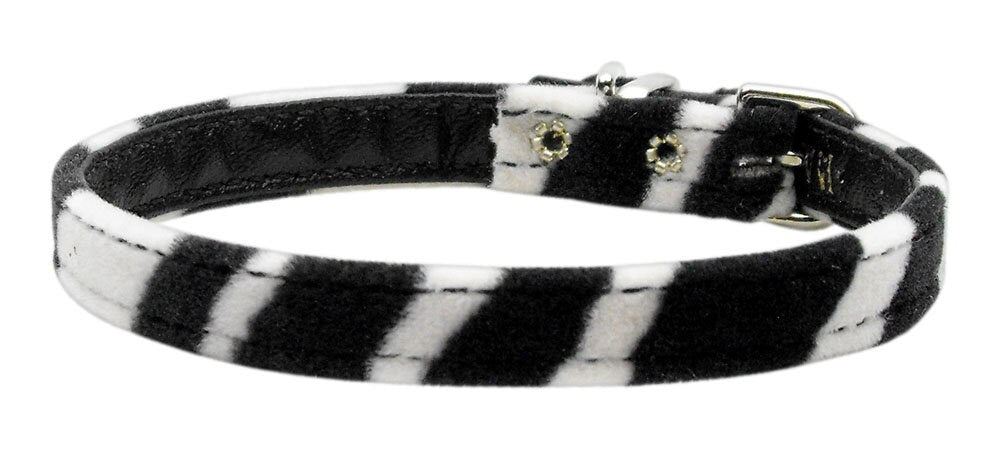 Dog, Puppy & Pet Plain Collar, "3/8" Wide Animal Print"