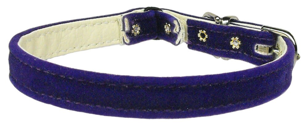 Breakaway Cat Collar With Band Plain, "Velvet"