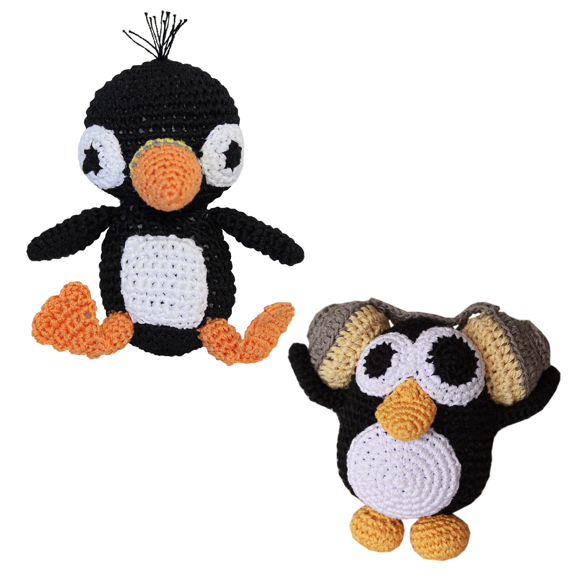 Knit Knacks Organic Cotton Pet & Dog, Puffin or Hipster Penguin