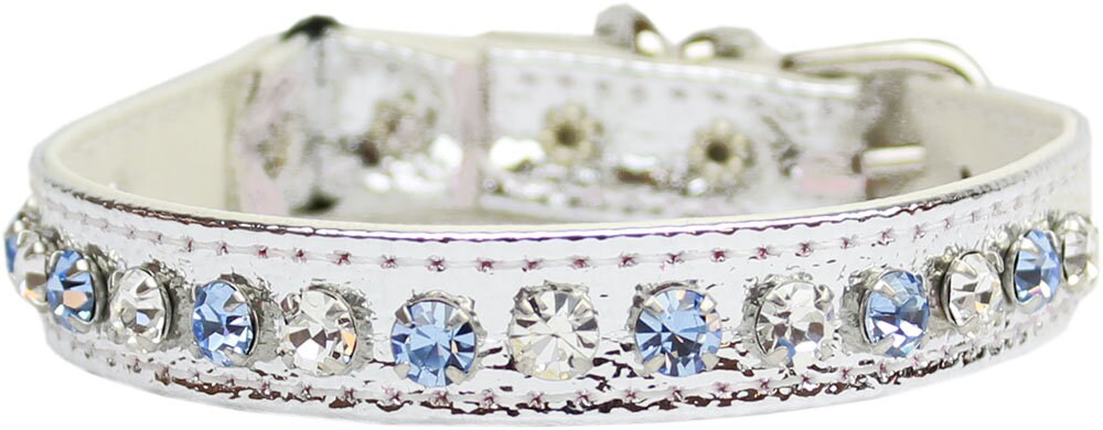 Cat Safety Collar, "One Row Rhinestone Deluxe"