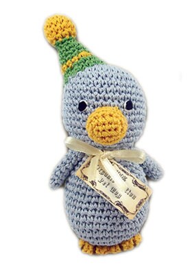 Knit Knacks Organic Cotton Pet and Dog Toys, "Birds & A Bee Group" (Choose from 5 Different Options)