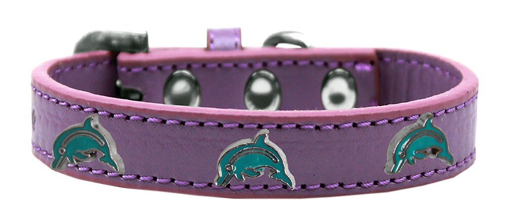 Dog, Puppy & Pet Widget Fashion Collar, "Dolphin"