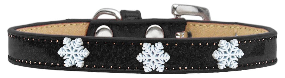 Dog, Puppy & Pet Widget Ice Cream Collar, "Snowflakes"