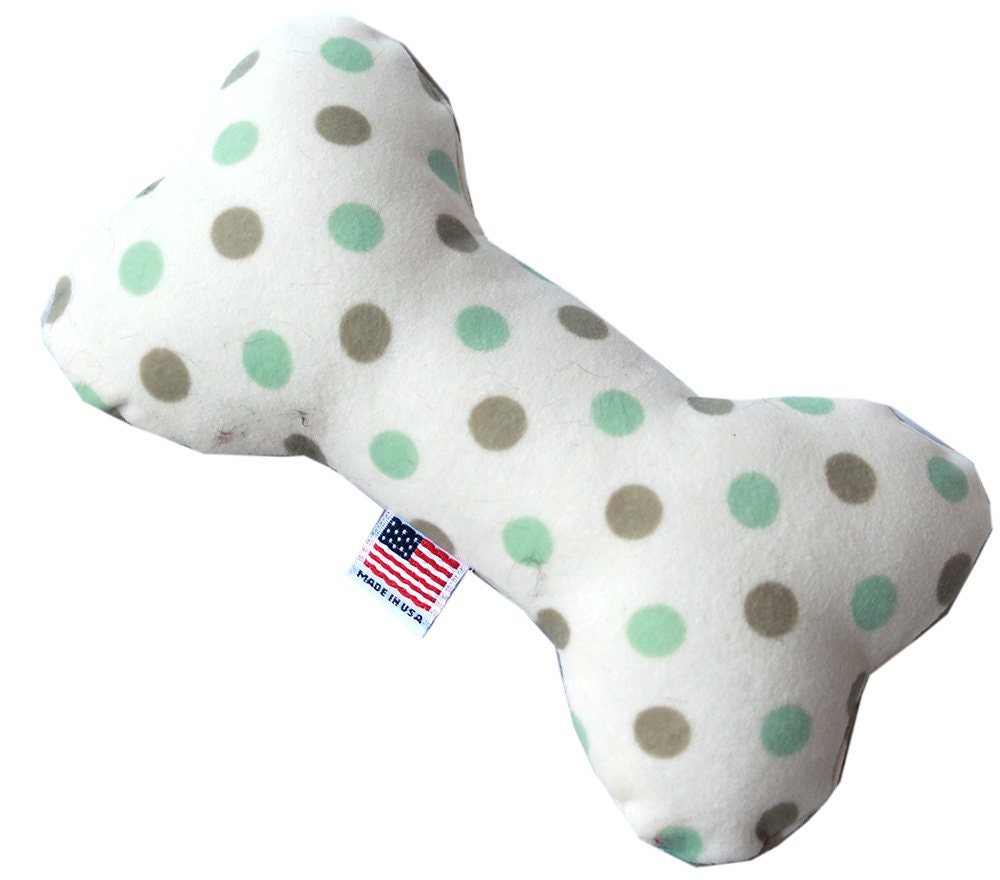 Pet and Dog Plush 6" Bone Toy, "Wanderlust Group" (Available in 6 different pattern options!)