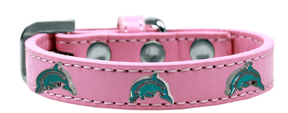 Dog, Puppy & Pet Widget Fashion Collar, "Dolphin"