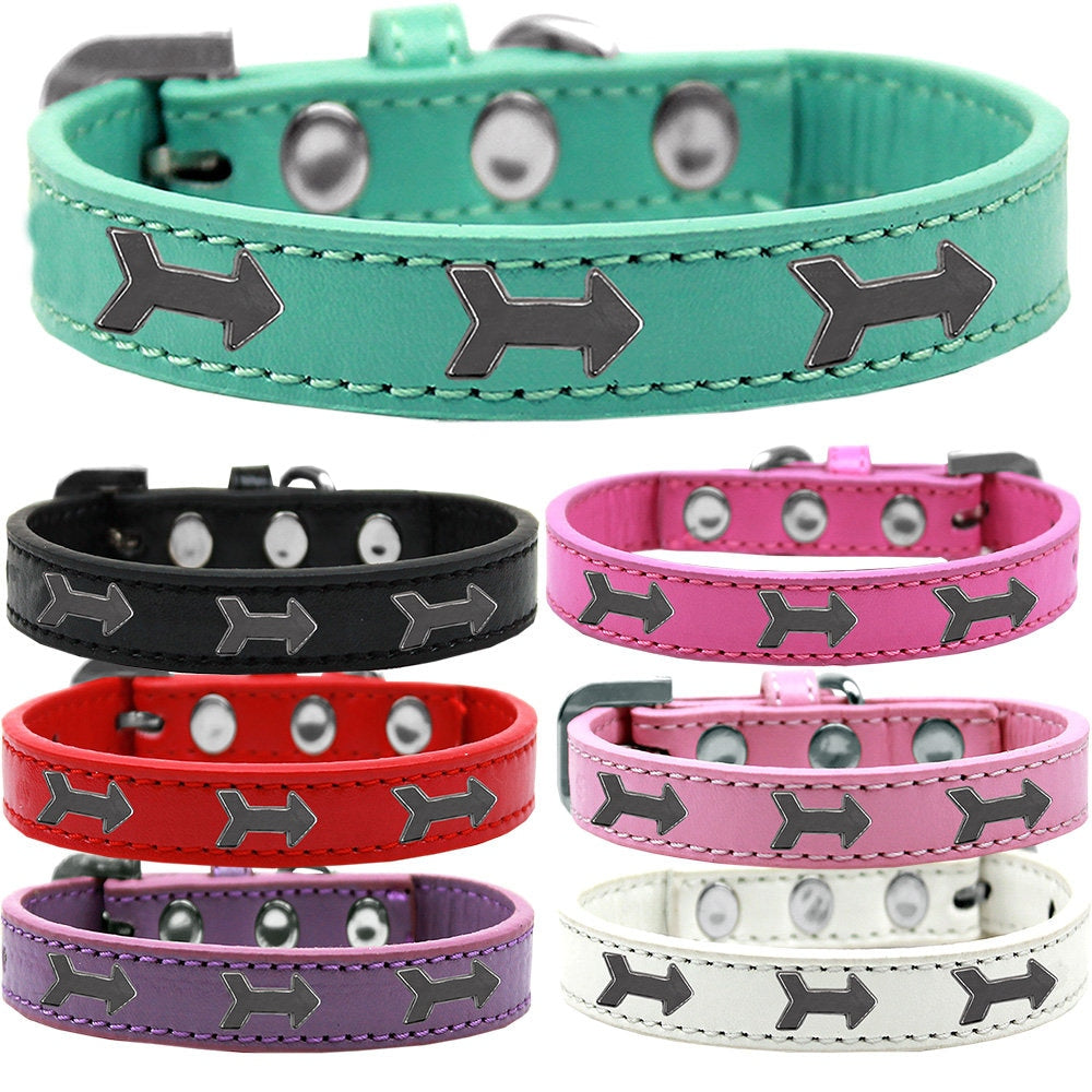 Dog, Puppy and Pet Widget Fashion Collar, "Arrows"