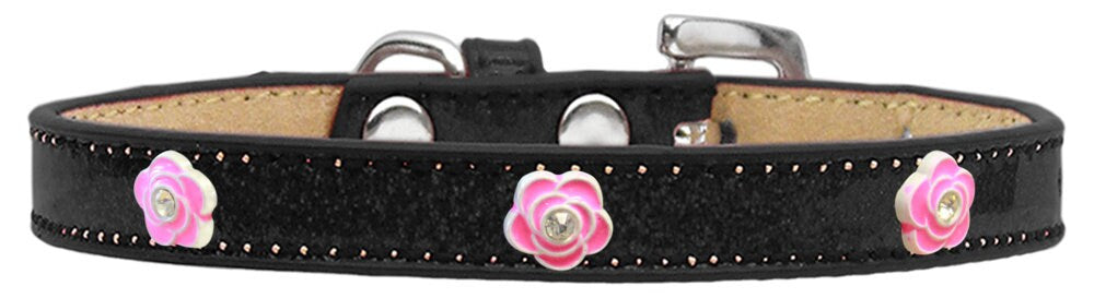 Dog, Puppy & Pet Widget Ice Cream Collar, "Bright Pink Rose"