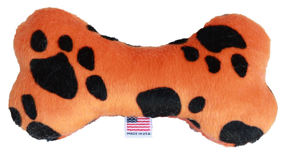 Pet and Dog Plush 6" Bone Toy, "Animal Print Group" (Available in 9 Animal Print options!)