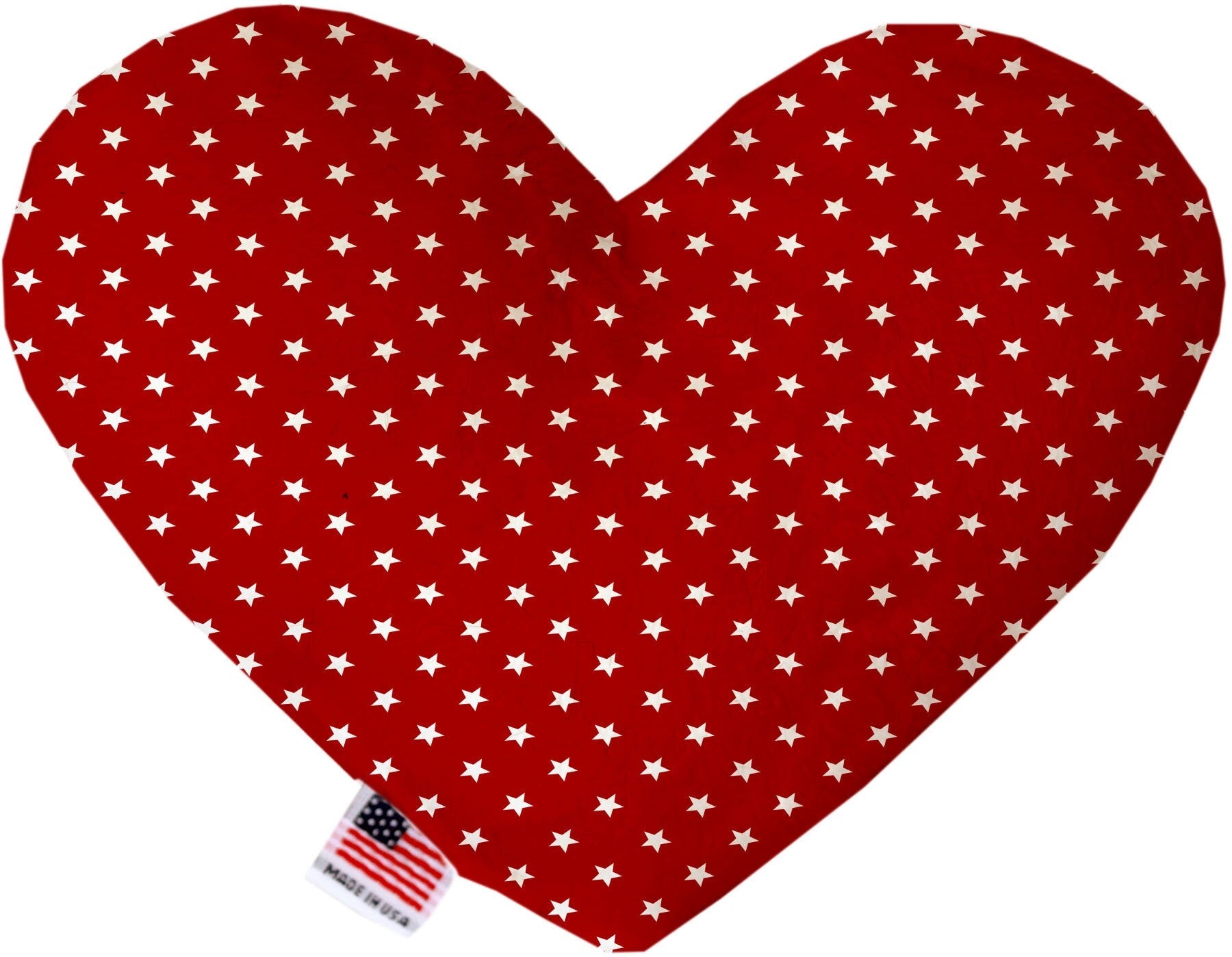 Pet and Dog Plush Heart or Bone Toy, "Independence Day Group" (Available in different sizes, and 9 different pattern options!)