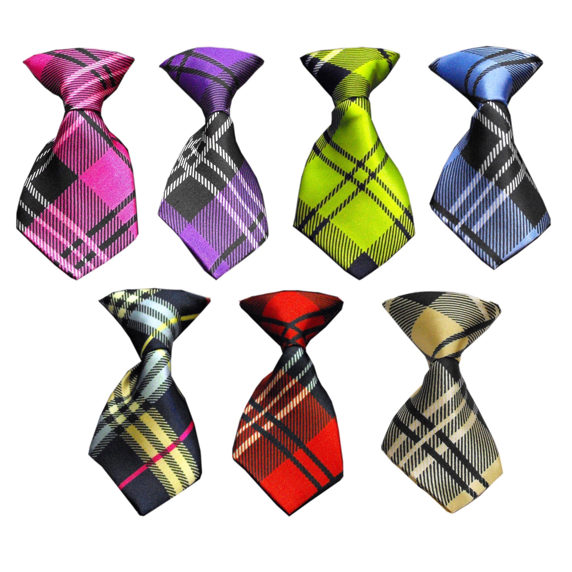 Pet, Dog & Cat Neck Ties, "Plaids" *Available in 7 different plaid options!*