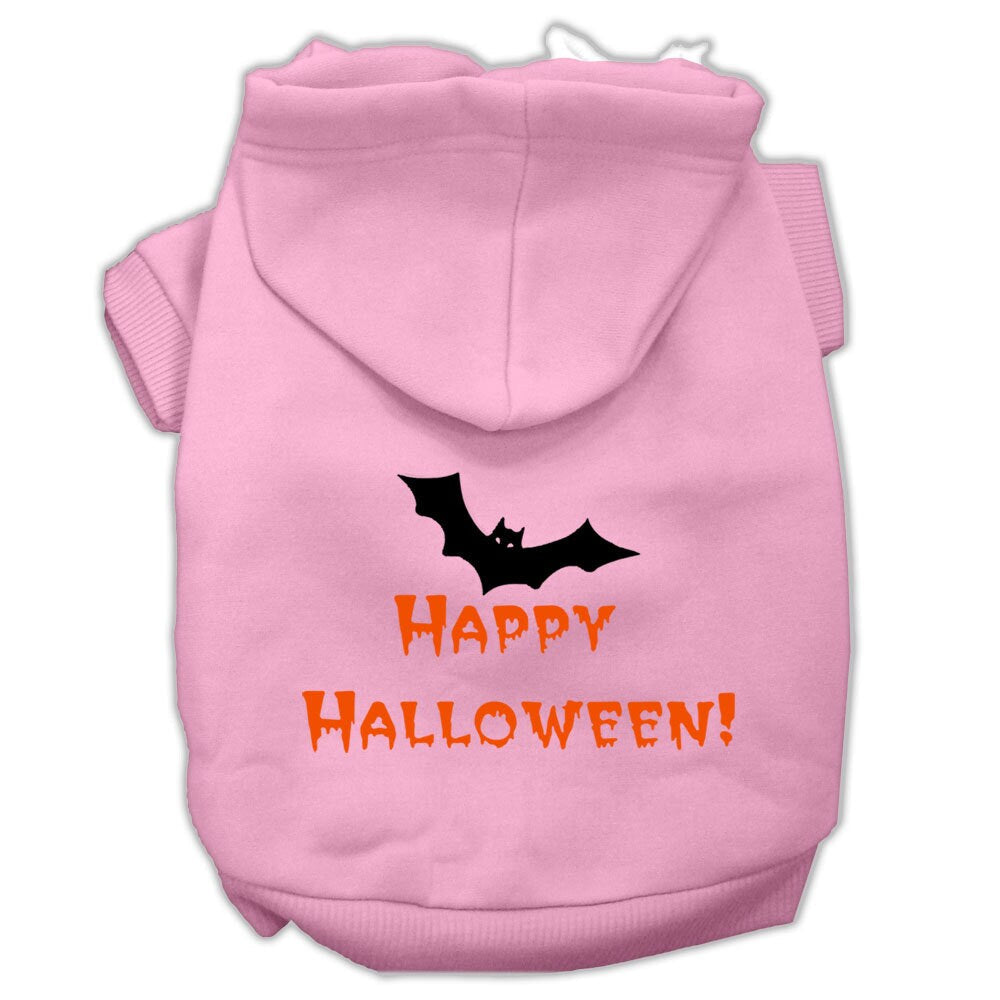 Halloween Pet, Dog & Cat Hoodie Screen Printed, "Happy Halloween"