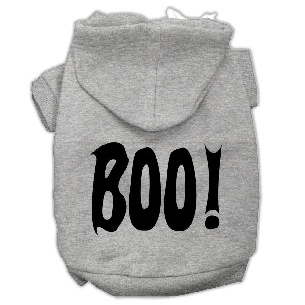 Halloween Pet Dog & Cat Hoodie Screen Printed, "Boo"